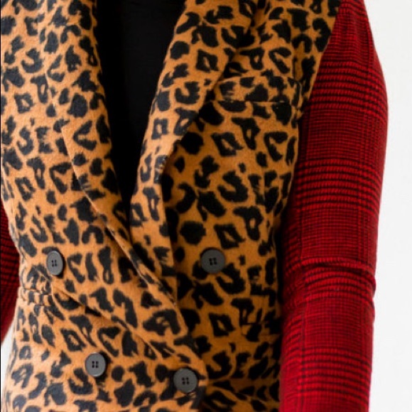 Ruby and Jenna Multi-Printed Blazer - Picture 2 of 3